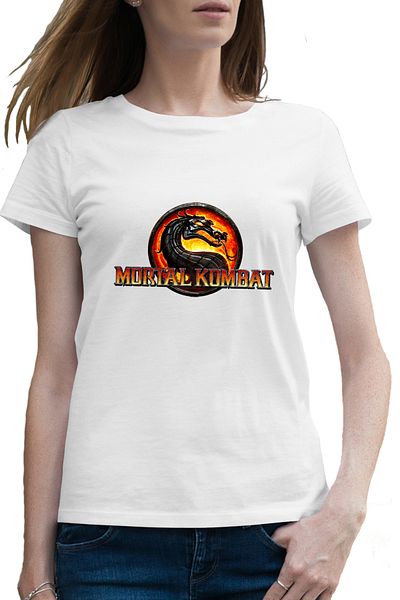 OEM Tricou femei Mortal Kombat Logo Game Xbox 360 Legend Team