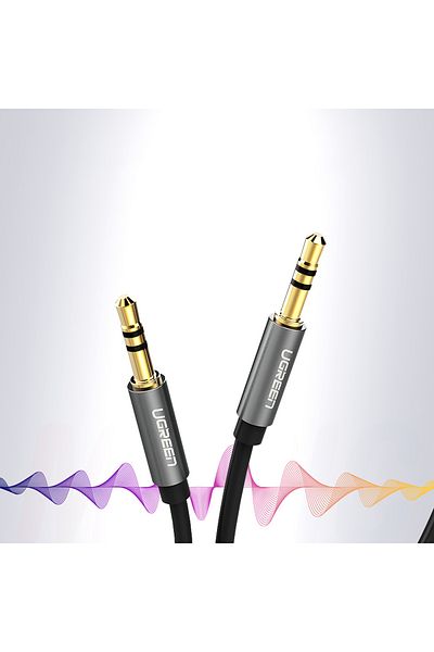 Ugreen Kabel przewód audio AUX mini jack 3.5mm 1m - czarny