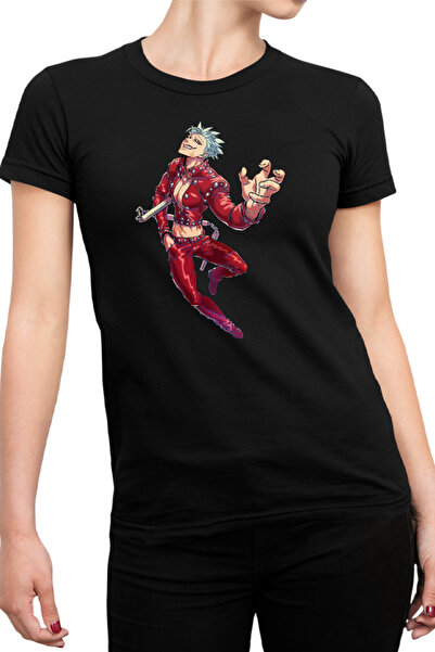 OEM Tricou Femei Seven Deadly Sins Ban Anime Weapon Genki