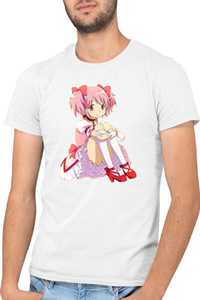 OEM Мъжка тениска Madoka Magica Kaname Friends Save Universe Drama