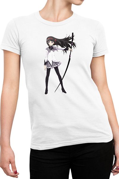 OEM Tricou Femei Madoka Magica Akemi Homura Bow Action Shoujo Bishoujo