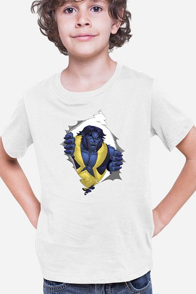 OEM Tricou copii X-men Monster Rip Powerfull Super Hero Cartoons