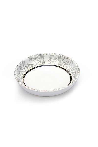 Edessa Ceramic ELANA 13cm Round Serving Bowl, White