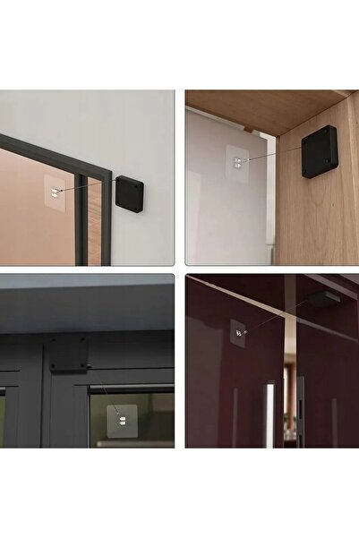 Azaris SAMOZAMYKACZ DRZWI ZAMKACZ DRZWIOWY AUTOMATYCZNY SAMOPRZYLEPNY SZYBK MONTAŻ