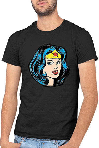 OEM Tricou barbati Wonder Woman Head Beautiful Heroes Strong