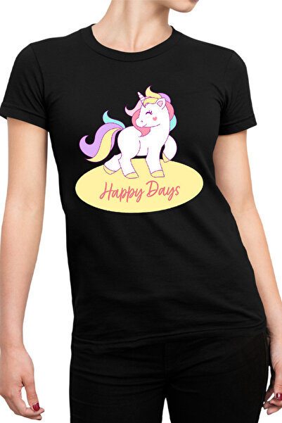 OEM Tricou Femei Unicorn Squad Happy Days Magic Universe