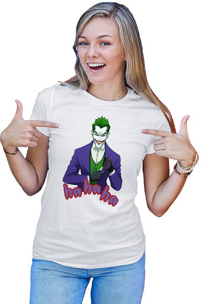 OEM Tricou Femei Joker Laugh Evil Gloves Crazy Man