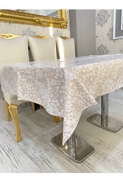 Rona Home Pvc Non-Slip Fiber Based Erasable Table Cloth Waterproof Oilcloth Table Cloth All Types