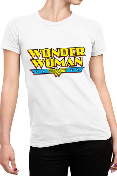 OEM Tricou Femei Wonder Woman Logo American Comic Books Action