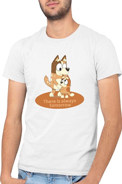 OEM Tricou barbati Bluey Big Family Members Courage Trust Hug Love