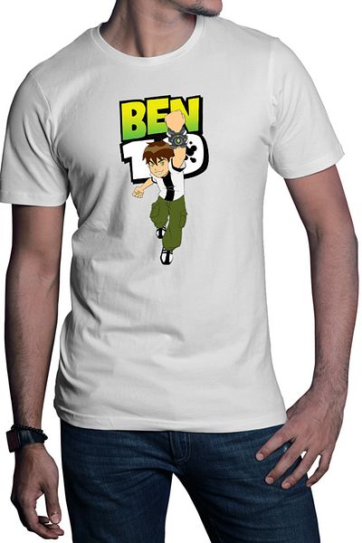 OEM Men's T-shirt Ben10 Clock Magic Monsters Alien