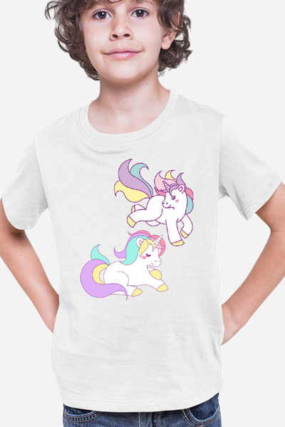 OEM Παιδικό μπλουζάκι Unicorn Squad Stars Horse Love Animals