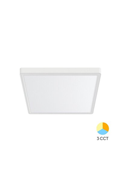 Braytron PLAFONIERA LED 26W 3în1 IP40 ALB JADE SQR SLR
