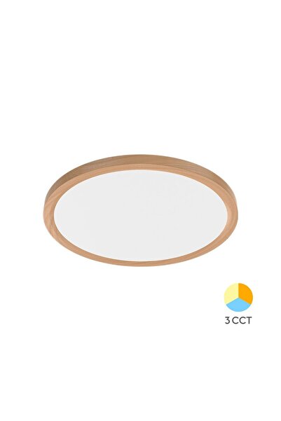 Braytron PLAFONIERA LED 36W 3IN1 IP40 LEMN JADE RND SLR