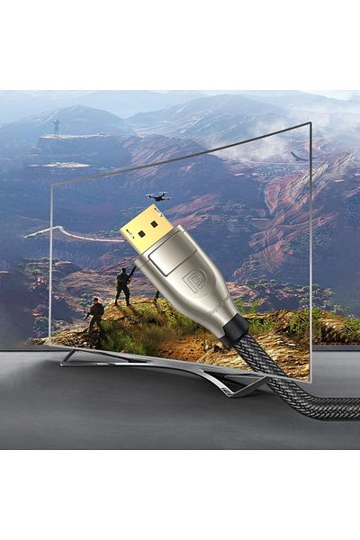 Ugreen Kabel przewód DisplayPort wytrzymały elastyczny DP112 DP1.4 8K 3m czarny