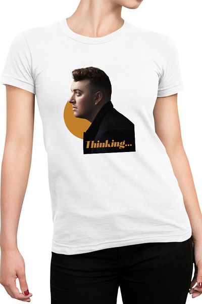 OEM Tricou Femei Sam Smith Award Thinking Singer American Great