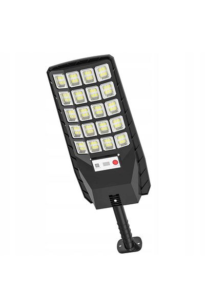 Azaris FELINAR DE GRĂDINĂ, LAMPĂ SOLARĂ PENTRU SÂLP, PANOU STRADAL PUTERNIC 2000W CREE LED