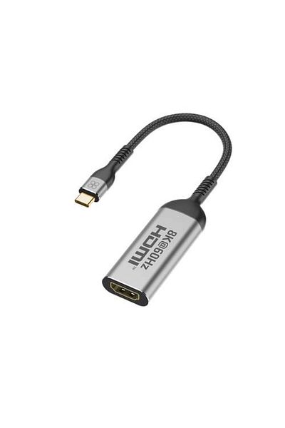 Promate Best 8K USB-C to HDMI Adapter, Compatible with iOS, Windows, and Android Systems with Easy Plug and Play