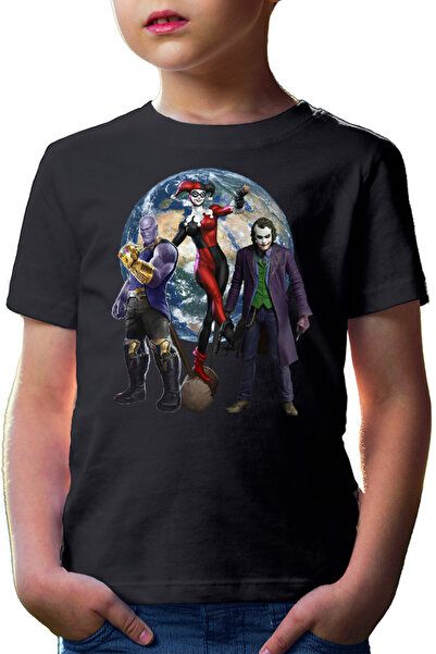 OEM Tricou copii Thanos Earth Joker Female Destroy