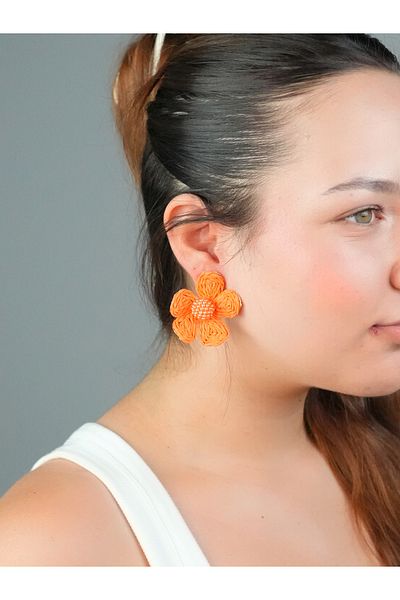 Sumen Butik Daisy Figured Summer Earrings