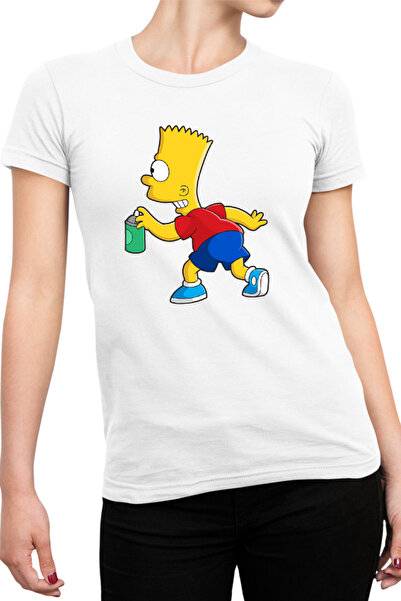 OEM Tricou Femei The Simpsons Spray Son Office Sitcom Heroes Bart