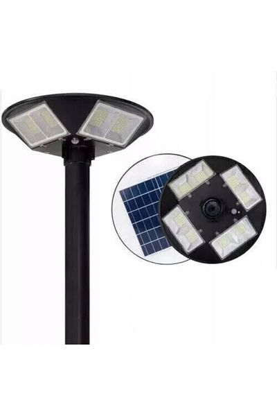 Azaris FELINAR DE GRĂDINĂ CU SENZOR DE MIȘCARE 360°, SOLAR, CU AMURG, 2000W
