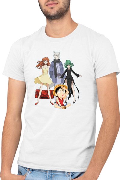 OEM Men's T-shirt Kamisama Kimono One Punch Man One Piece