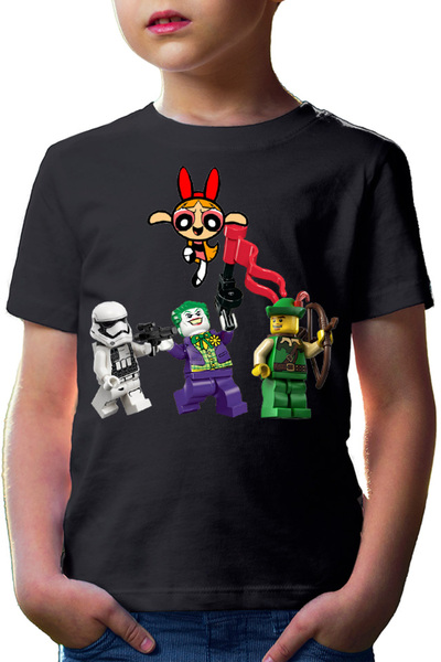 OEM Tricou copii Joker Star Wars Powerpuff Girls Legends of Zelda Roblox