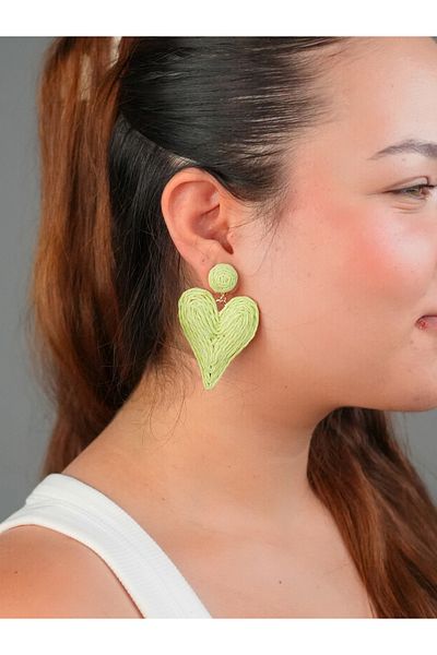 Sumen Butik Heart Figured Dangle Summer Earrings