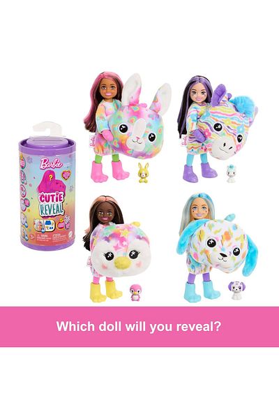 mattel Barbie Cutie Reveal Color Dream Series Chelsea Surprise Doll