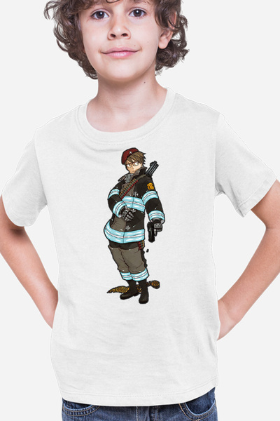 OEM Tricou copii Fire Force Hinawa Takehisa Animekage Otaku