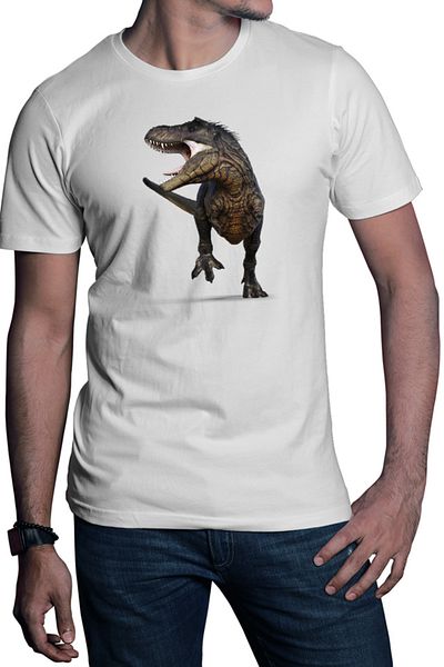 OEM Men's T-shirt Jurassic Park T-REX Fossil Dinosaur Extinct