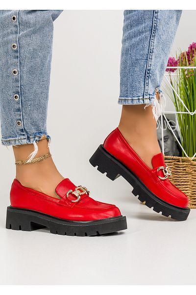 starlike Women's red casual shoes A158