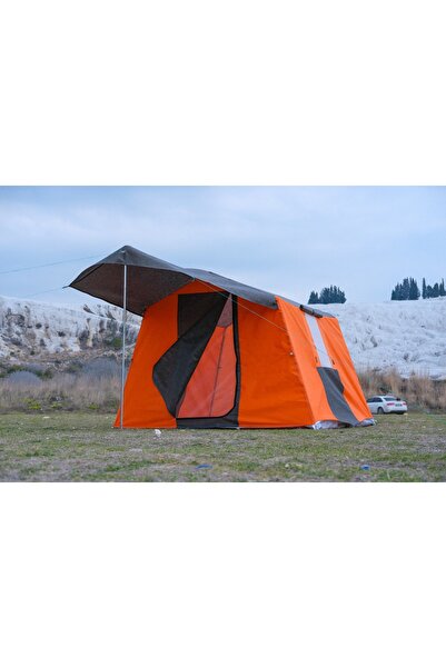 Zey Camping 1 + 0 Yeşil Kamp Çadırı orman barınak depo 4-5 kişilik kamp çadır