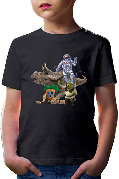 OEM Tricou copii Jurassic Park Shrek Astronaut NASA Brawl Stars