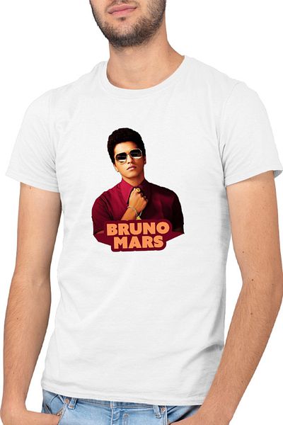 OEM Tricou barbati Bruno Mars Artist Collab Beautiful Smart Classy
