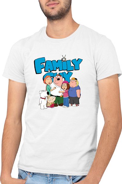 OEM Tricou barbati Family Guy Group Photo TV Show Dog Crazy