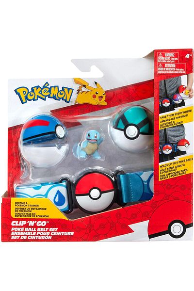 Pokemon Clip 'n Go Poke Ball Belt Set Asstd. PKW3836