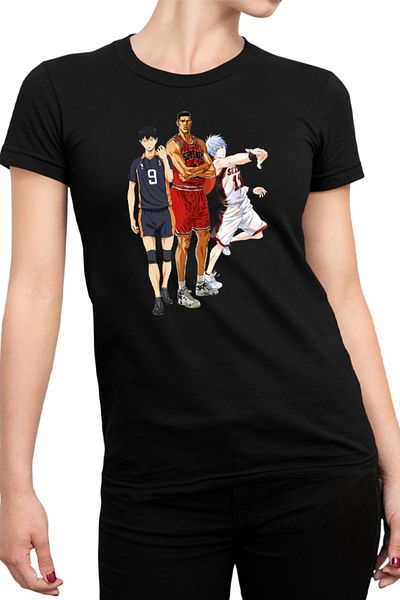 OEM Tricou Femei Slam Dunk Kuroko No Basket Sport Anime