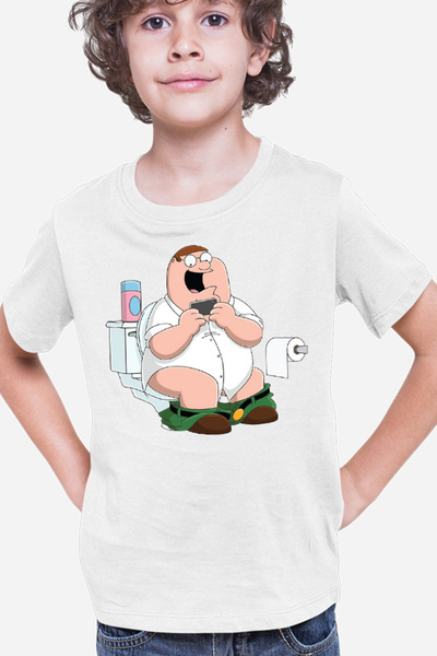 OEM Tricou copii Family Guy Bathroom Smartphone Tik Tok Play