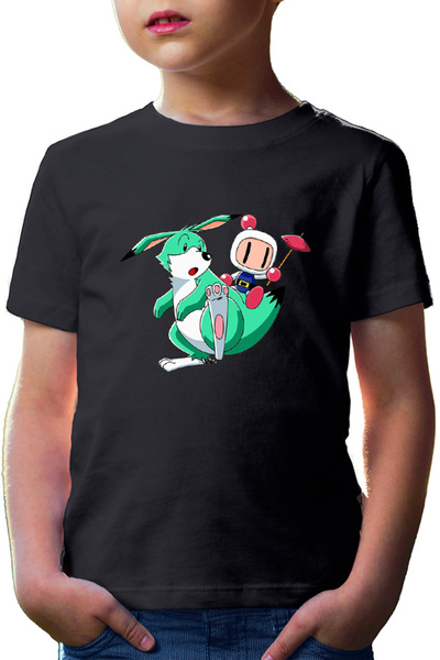 OEM Tricou copii Bomberman Dinossaur Ride Summer Juice Hot