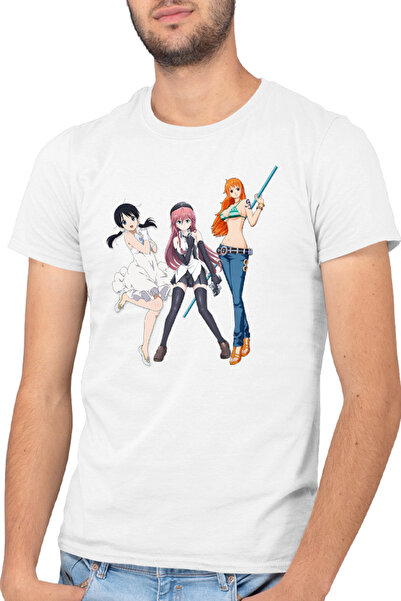 OEM Tricou barbati Trinity Seven One Piece Nami Anime Waifu