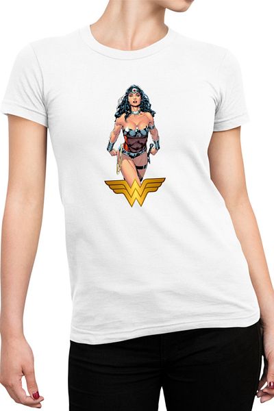 OEM Tricou Femei Wonder Women Logo Wings Super Powers