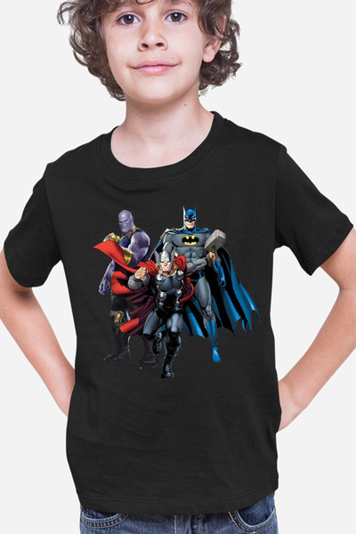 OEM Tricou copii Thor Batman Thanos American Comics Action
