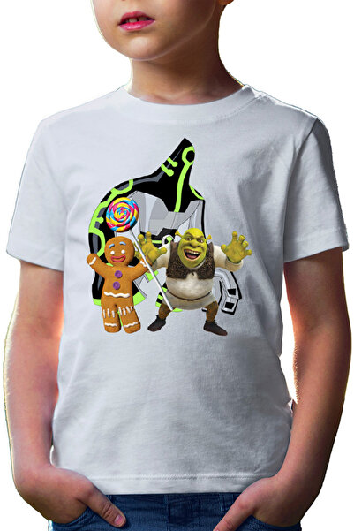 OEM Παιδικό μπλουζάκι Ben10 Shrek Cookie Adventure Action Medieval