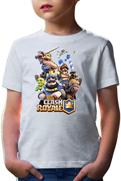 OEM Παιδικό μπλουζάκι Clash Royale All Classes Multiplayer Medieval