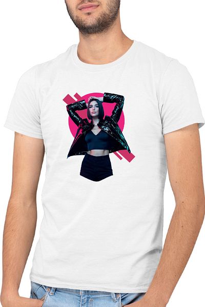OEM Men's T-shirt Dua Lipa Rise Concept Dance Idol Songs