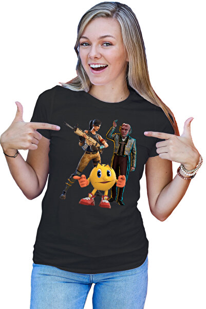 OEM Tricou Femei Fortnite Pacman Star Trek Gameplay Survival