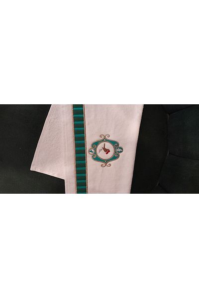 EKKE HOME Pipe Pattern Kitchen Towel