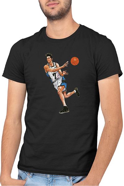 OEM Men's T-shirt Slam Dunk Akira Sendo Animekage Manga